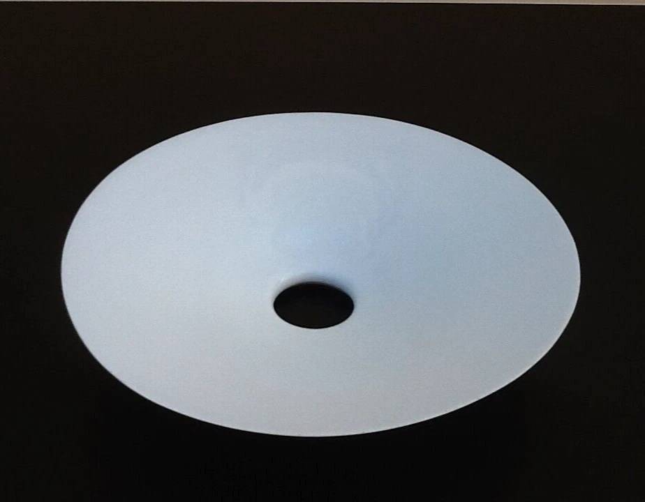 1930s opaline chandelier shade up and down