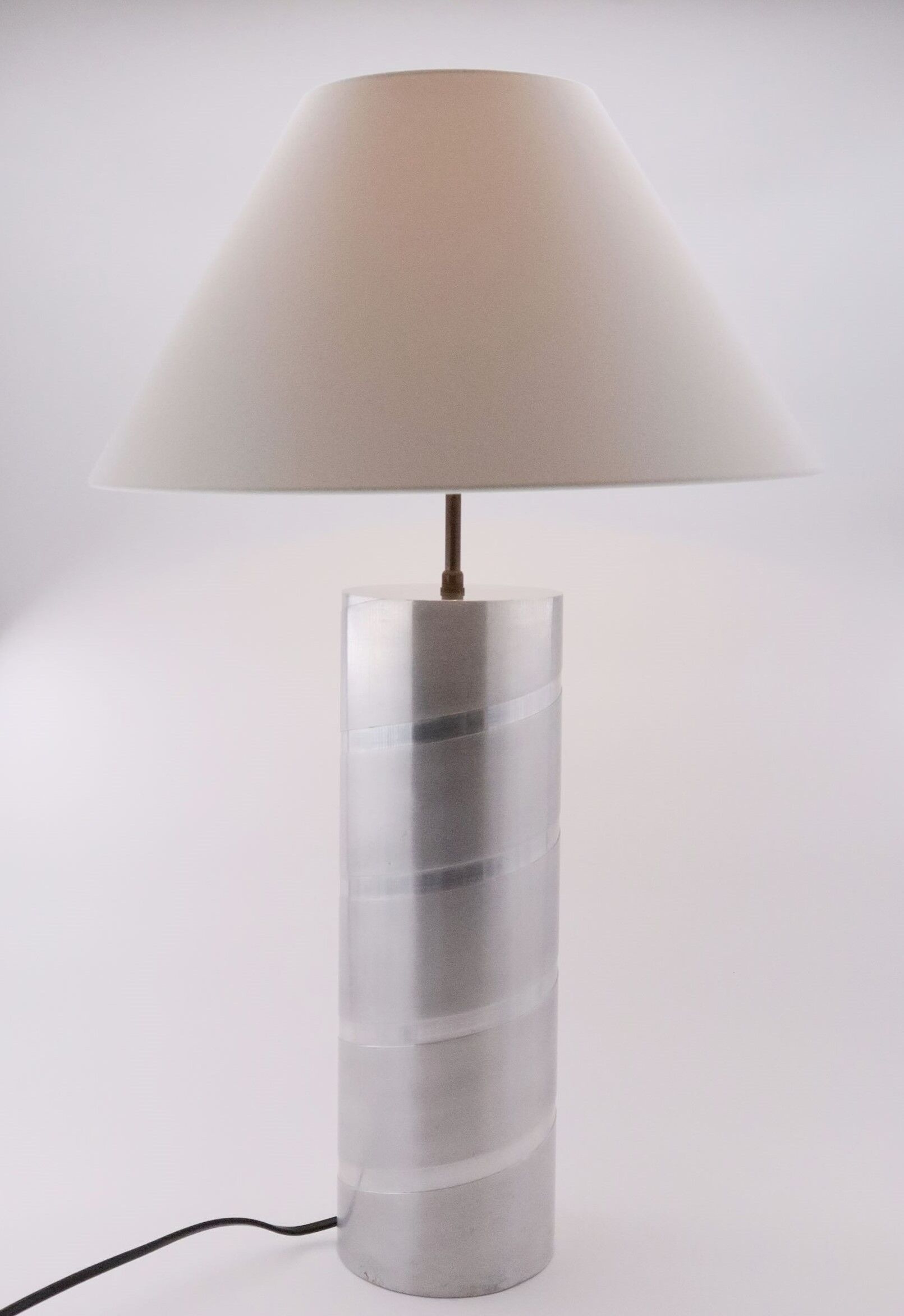 Tube lamps in aluminum 1970