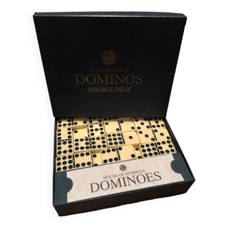 Boîte de dominos double 9 "house of marbles"