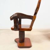 Brutalist bench and armchair set
