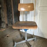 '50s industrial office chair adjustable in height