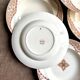 6 deep plates Longwy in ironstone, "Andalous" service.