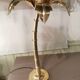 Brass palm tree lamp