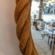 Pair of rope mirrors by Audoux Minet from the 1950s/60s.