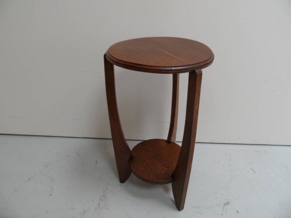 Art Deco oak sidetable
