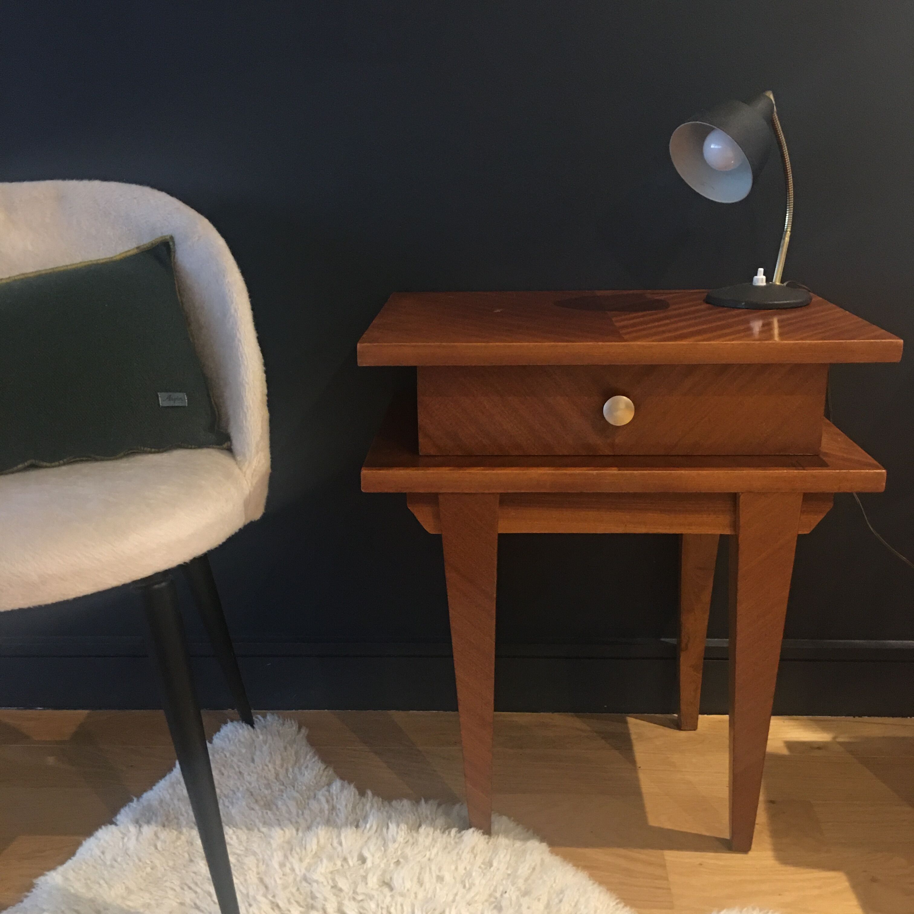 60s bedside table