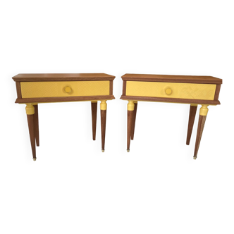 Scandinavian type bedside pair