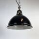Vintage Industrial Black Painted Pendant Lamp