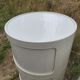 Pair of vintage white/cream Componibili bedside tables - Kartell