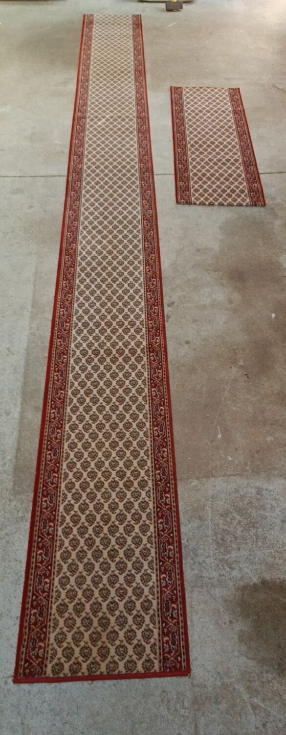 Pure new wool hallway rug Konia model from Lano, Belgium