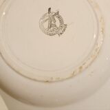 5 mismatched plates Gien, Digoin, Moulin des Loups, Saint Amand