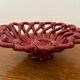 Antique fruit basket in woven ceramic Vallauris