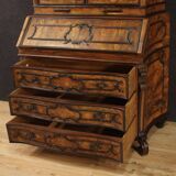 Grand trumeau lombard en bois du XXe siècle