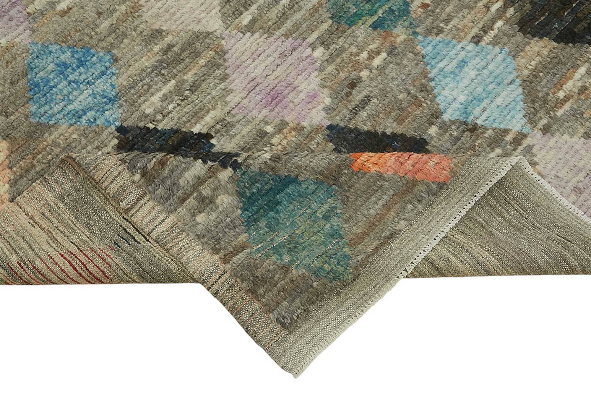 Handwoven Tribal One of a Kind 244 cm x 350 cm Multicolor Wool Carpet