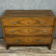 Commode époque Art Déco en ronce de noyer avec 1 incroyable ramage