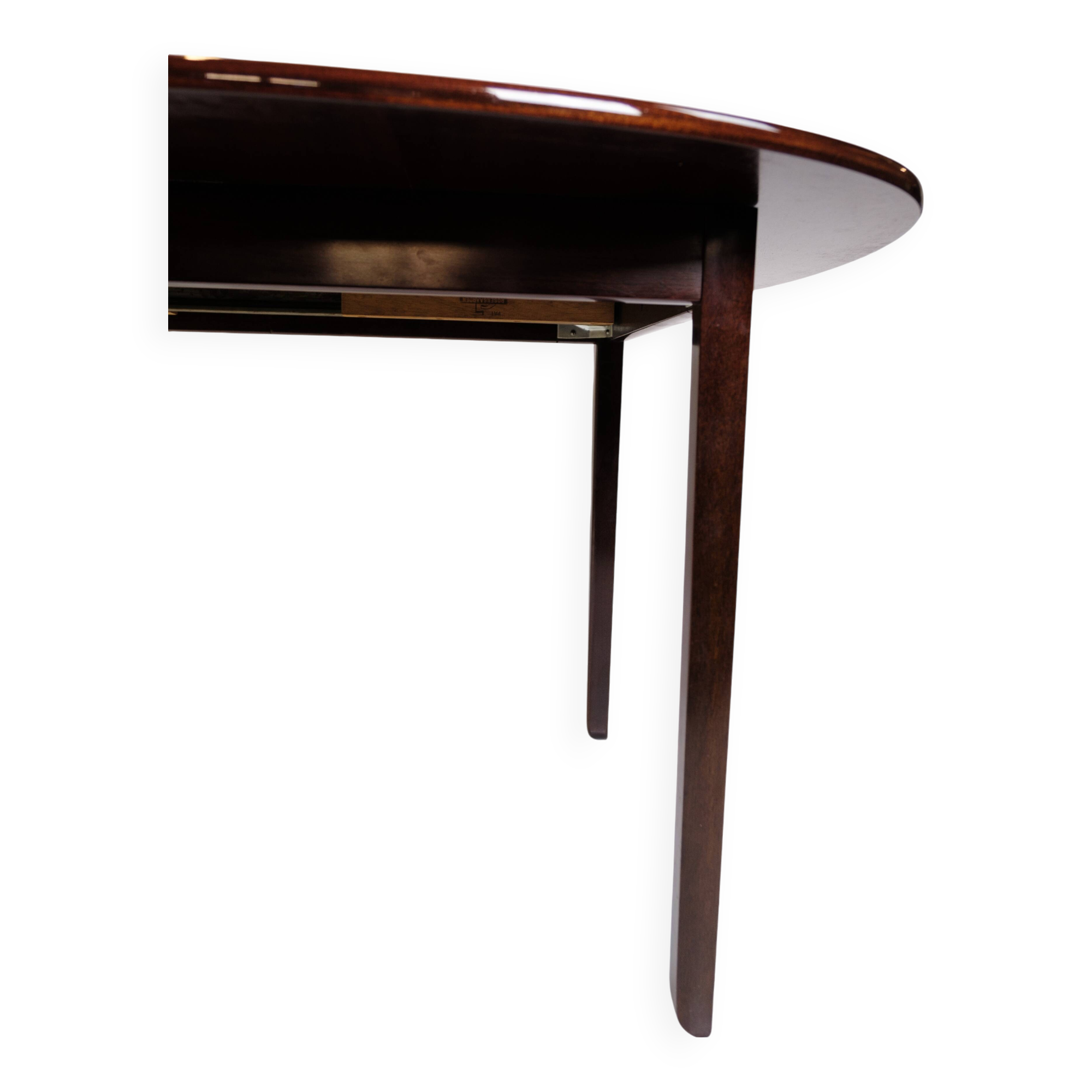 Dining Table Made In Mahogany By Ole Wanscher For P. Jeppesen From 1960s