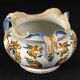 Old pot cover - gien earthenware - italian renaissance décor - xixth century