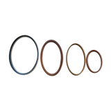 Set of 4 oval frames