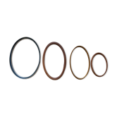 Set of 4 oval frames