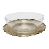 AVX Norblin Art Deco Tray with Glass Insertion