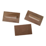 3 tampons vintage en bois