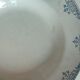 Hollow plates Earth of iron porcelain of Gien