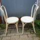 Pair of Baumann chairs made of curved wood