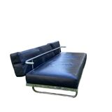 Le Corbusier, Pierre Jeanneret, Charlotte LC5 Sofa in Black by Cassina