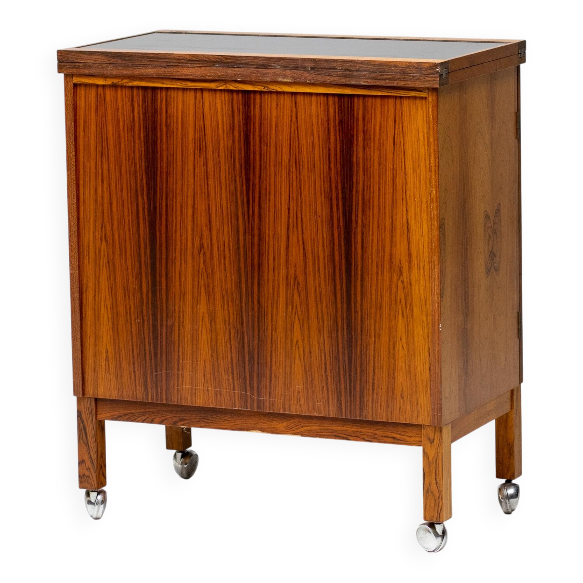 Extendable bar cabinet "Times" by Torbjørn Afdal in rosewood.