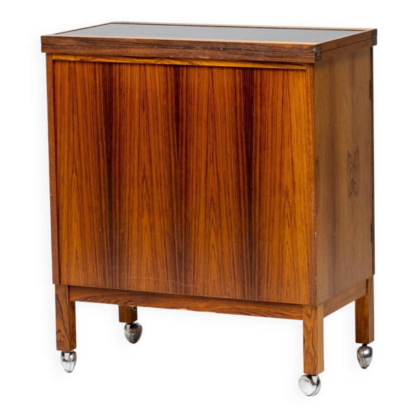 Meuble bar extensible ''Times'' de Torbjørn Afdal en bois de rose