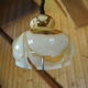 Two-color glass kitchen chandelier 70s