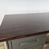 Bureau de direction avec plateau en stratifié palissandre par Mobiltecnica Torino