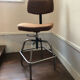 Vintage industrial architect desk chair