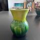 Green vase signed Briou