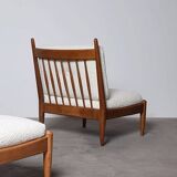 Mid Century Bouclé Lounge Chair, 1960s