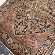 Handmade antique Persian Sarouk Farahan rug 103cm x 161cm 1880s