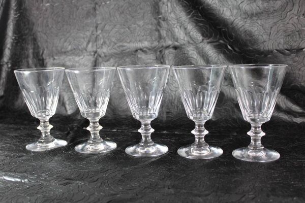 Verres Baccarat / St Louis Caton cristal debut 20eme France