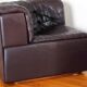 Modular leather sofa