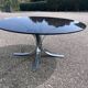 Coffee table, 70s smoked glass and chrome