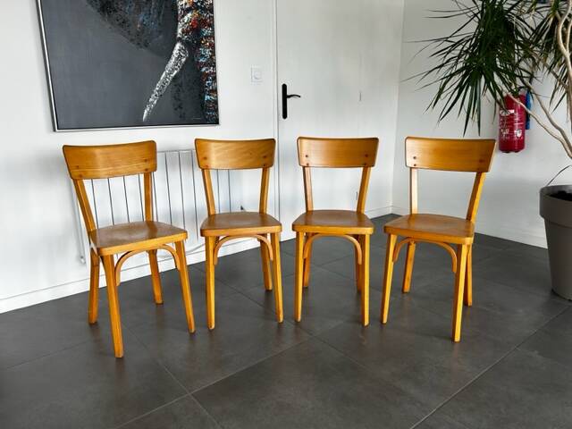 4 baumann chairs