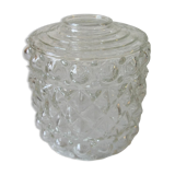 Old Tulip Globe Glass Lampshade Relief Decoration Lamp Bedside Light