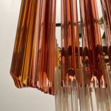 Lustre Triedri à prisme en verre de Murano années 1970