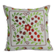 Vintage embroidered cushion cover 41x41 cm