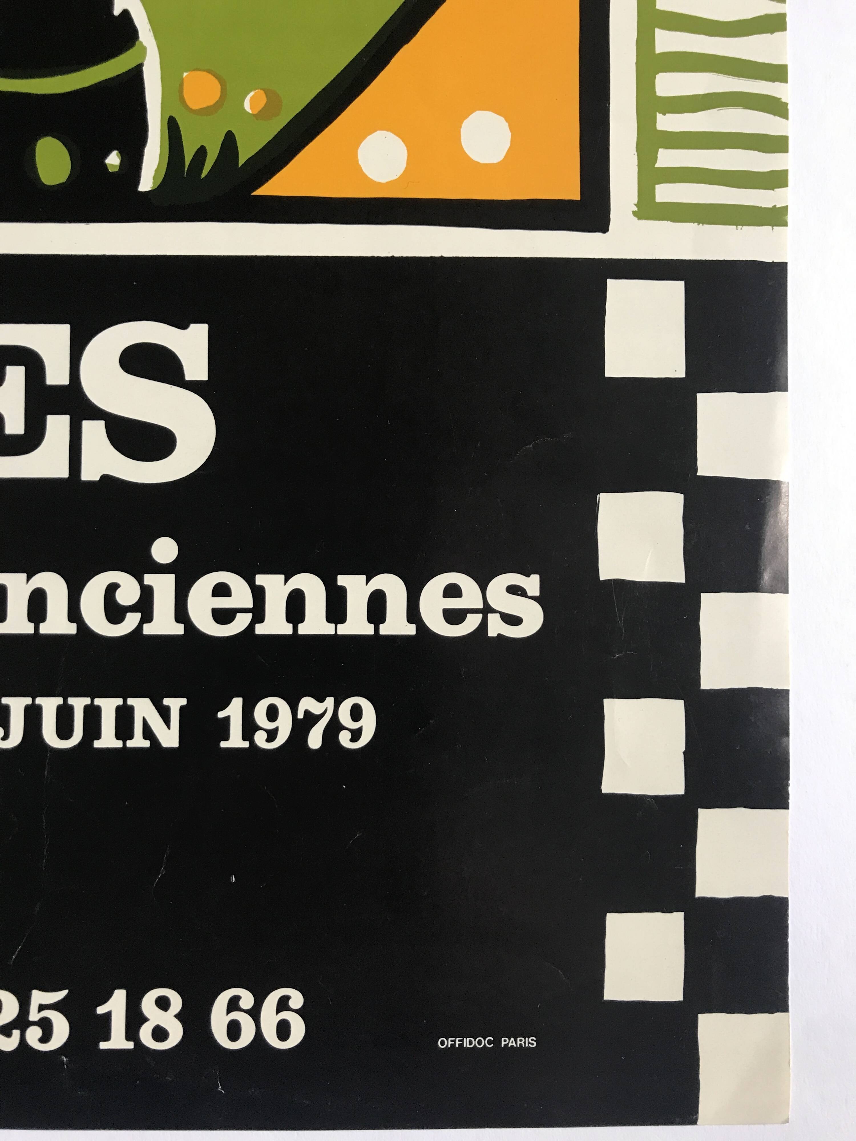 Original poster Old labels and postcards / A L'Imagerie, 1979
