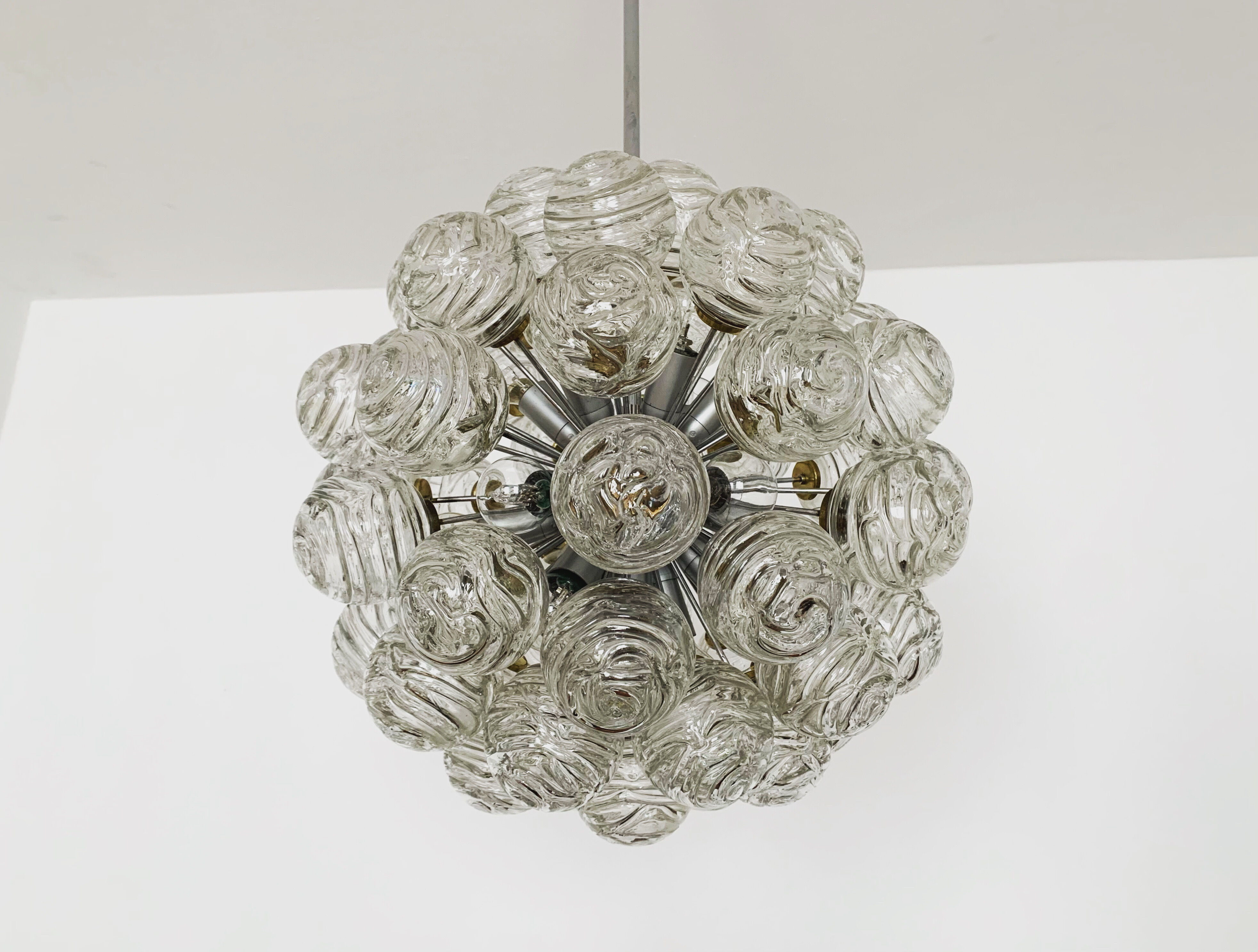 Bubble Glass Chandelier by Doria