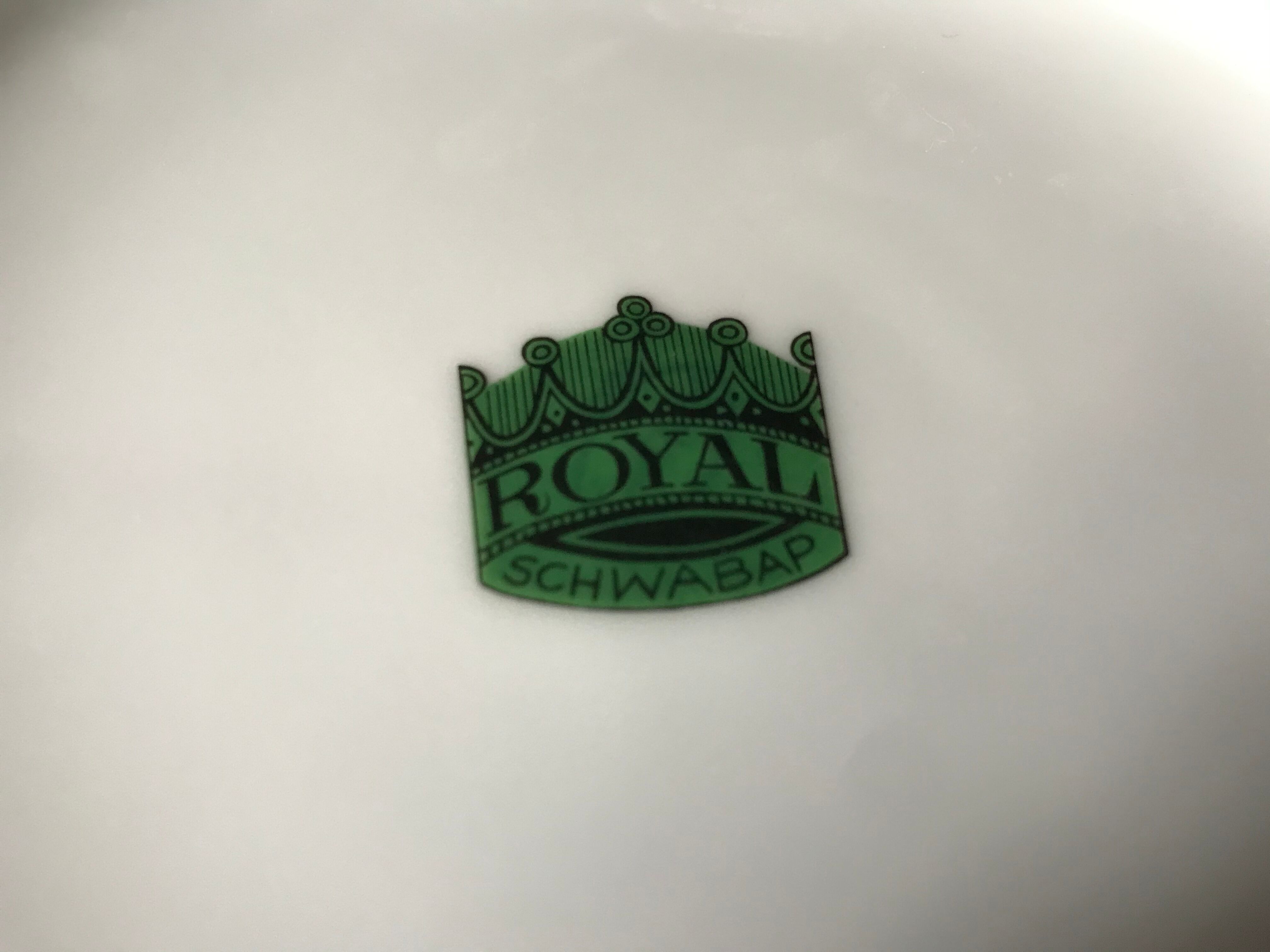 Royal Schwabap porcelain dish