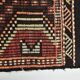 7x11 Kilim Dark Brown Large Area Handwoven Kilim Rug, 218x320 Cm