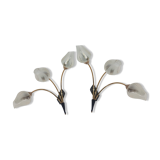 Pair of 50-60s sconces