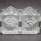 1970s Brutalist Wall Glass Light by Kamenicky Senov, Czechoslovakia
