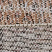 Terracotta & Rust Brown Floral Persian Rug, Turkish Vintage Antique Carpet
